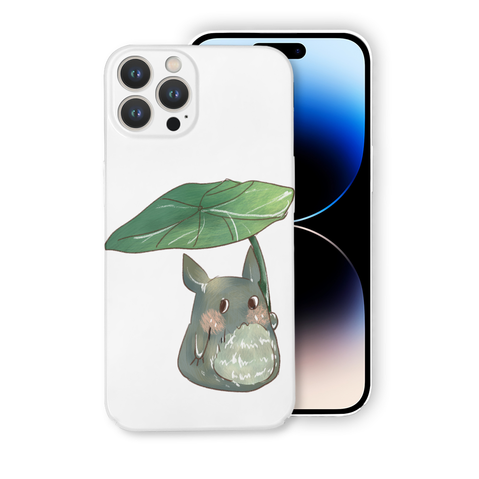 （画像用） となりのトトロ 草壁メイ 草壁サツキ My Neighbor Totoro Satsuki Kusakabe Mei Kusakabe 【iPhone 14シリーズ対応】ハードケース